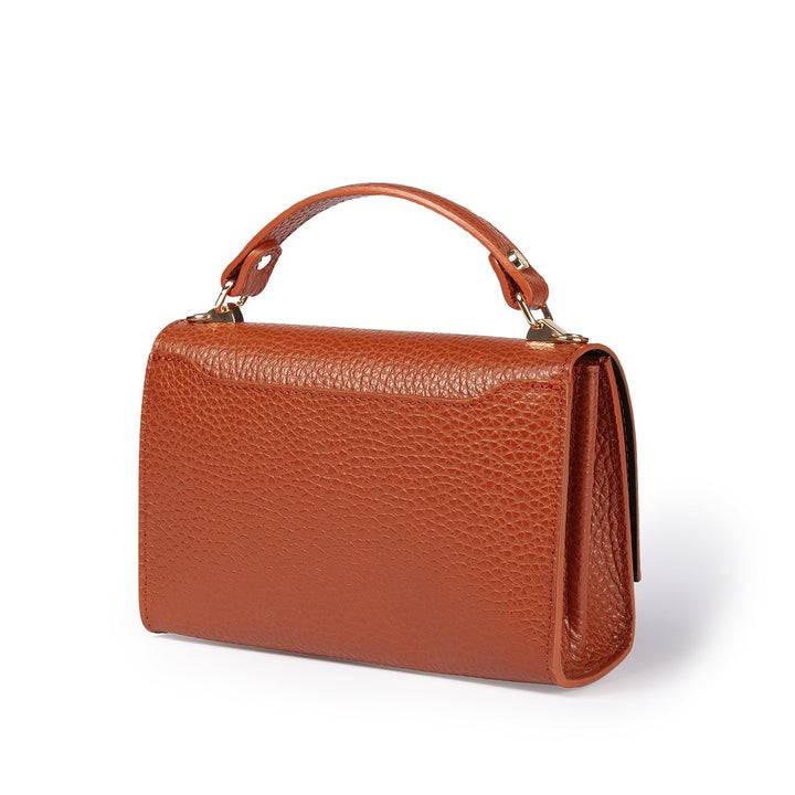 Roberta Gandolfi Elodie compact crossbody borsa in pelle con tramezza interna e tasca esterna con tracolla staccabile e regolabile In Saldo