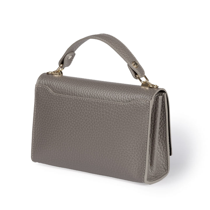 Roberta Gandolfi Elodie compact crossbody borsa in pelle con tramezza interna e tasca esterna con tracolla staccabile e regolabile Nuova