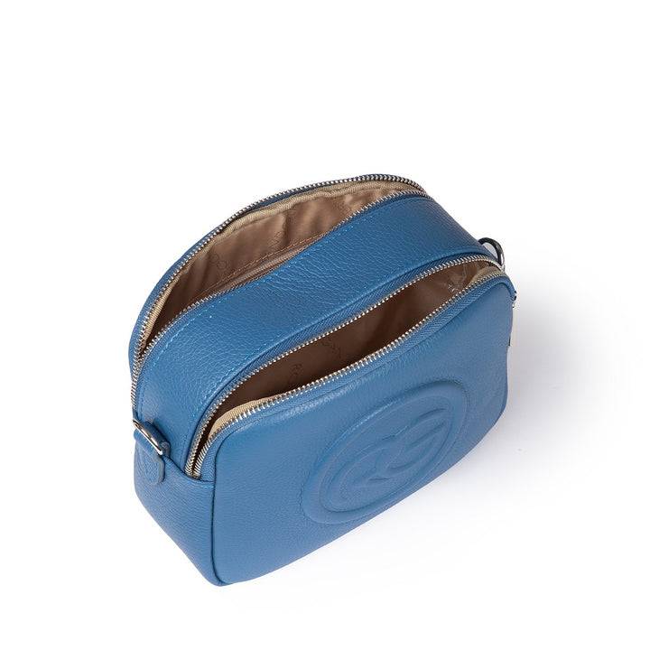 Roberta Gandolfi Roberta Pelle camera e crossbody in pelle con doppio scomparto e tracolla staccabile Italia