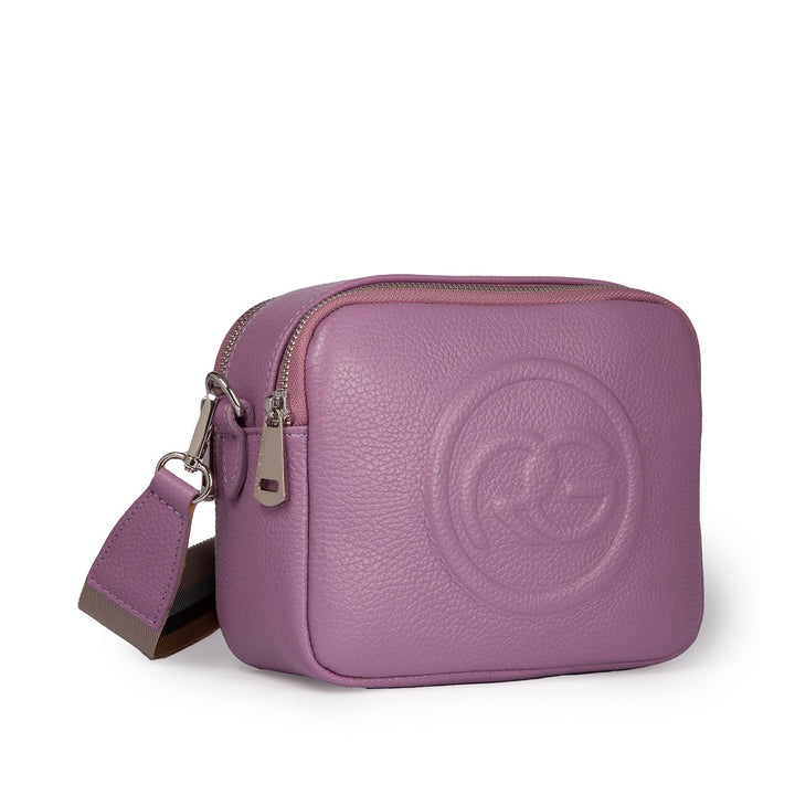 Roberta Gandolfi Roberta Pelle camera e crossbody in pelle con doppio scomparto e tracolla staccabile In Linea