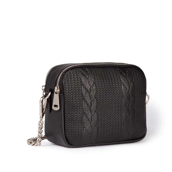 Roberta Gandolfi Camera Treccia borsa a spalla e crossbody in pelle stampata con tracolla catena Qualità