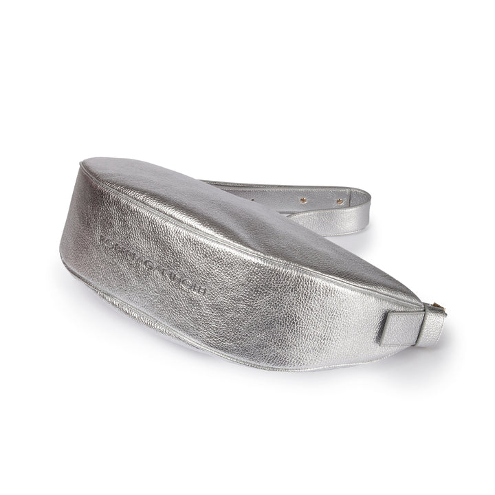 Roberta Gandolfi Micol Banana cross body in vitello martellato metal con tracolla regolabile Online