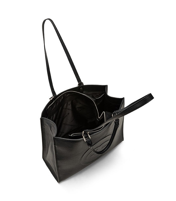 Roberta Gandolfi Roberta Pelle Large Borsa a mano in pelle con doppi spallacci per essere portata a spalla e tramezza I Più Venduti
