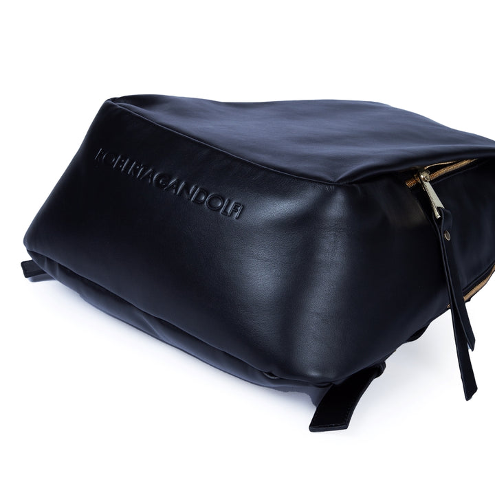 Roberta Gandolfi Micol Backpack in vitello liscio multitasche Offerta