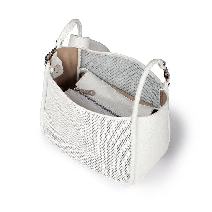 Roberta Gandolfi Yuma medium 3 in 1 borsa a mano in pelle trasformabile con tracolla staccabile Outlet