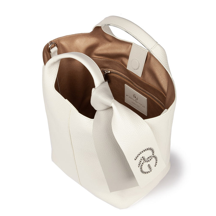 Roberta Gandolfi Maia handbag borsa a mano in pelle martellata e tracolla staccabile I Più Venduti