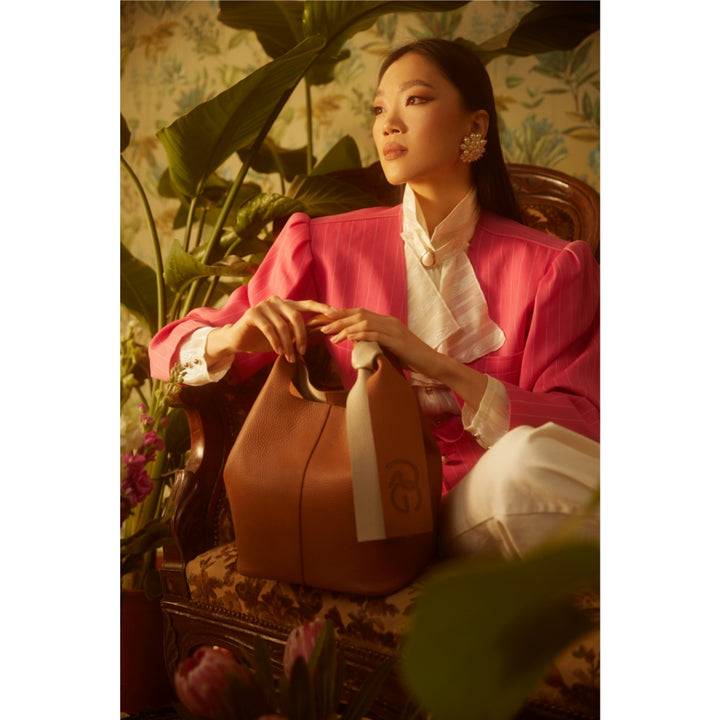 Roberta Gandolfi Maia handbag borsa a mano in pelle martellata e tracolla staccabile I Più Venduti