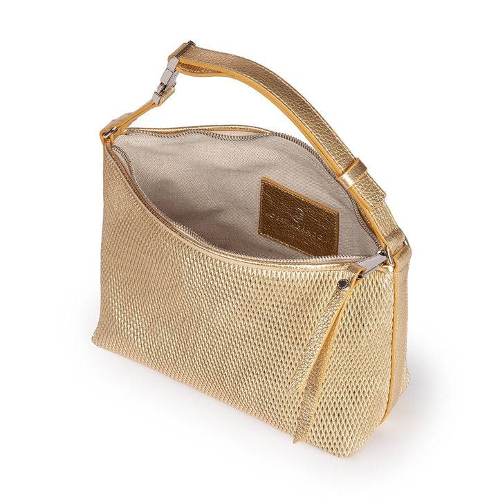 Roberta Gandolfi Yuma baguette in pelle con spallaccio regolabile Promozione Limitata