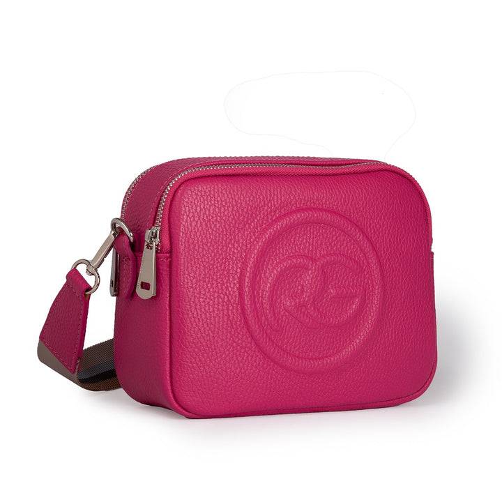Roberta Gandolfi Roberta Pelle camera e crossbody in pelle con doppio scomparto e tracolla staccabile Offerta