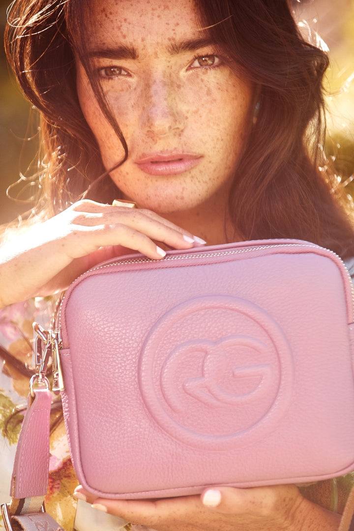 Roberta Gandolfi Roberta Pelle camera e crossbody in pelle con doppio scomparto e tracolla staccabile Moda