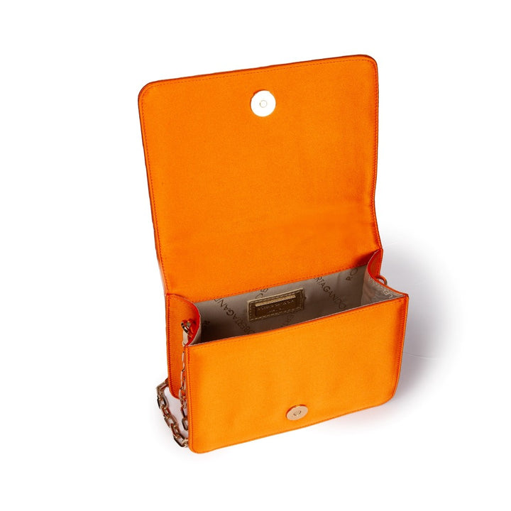 Roberta Gandolfi Sirenetta Mini bag in raso di seta e manico gioiello Offerta