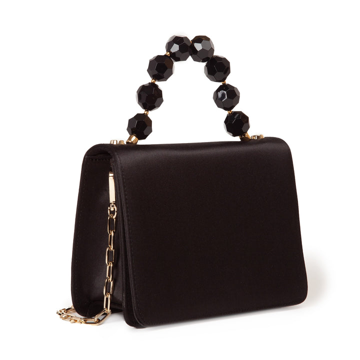 Roberta Gandolfi Sirenetta Mini bag in raso di seta e manico gioiello Saldi