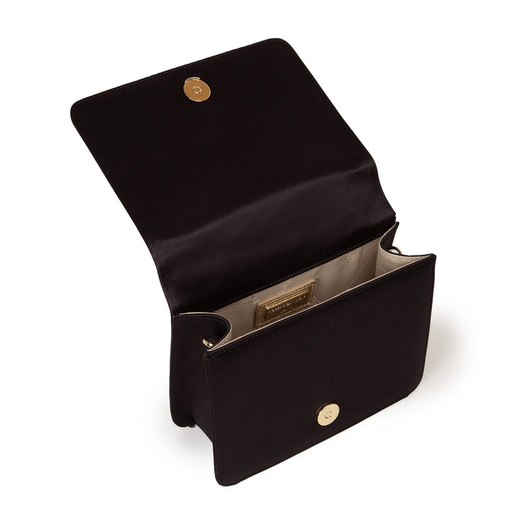 Roberta Gandolfi Sirenetta Mini bag in raso di seta e manico gioiello Saldi