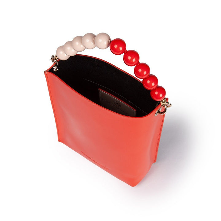 Roberta Gandolfi Zoe mini bag in pelle bicolor e manico gioiello Online