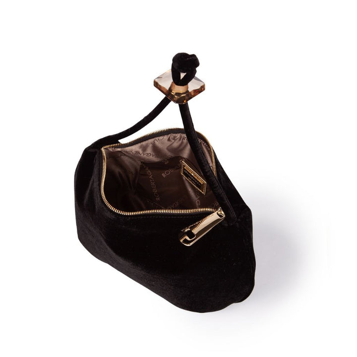 Roberta Gandolfi Sirenetta baguette in raso di seta ed elemento gioiello Outlet