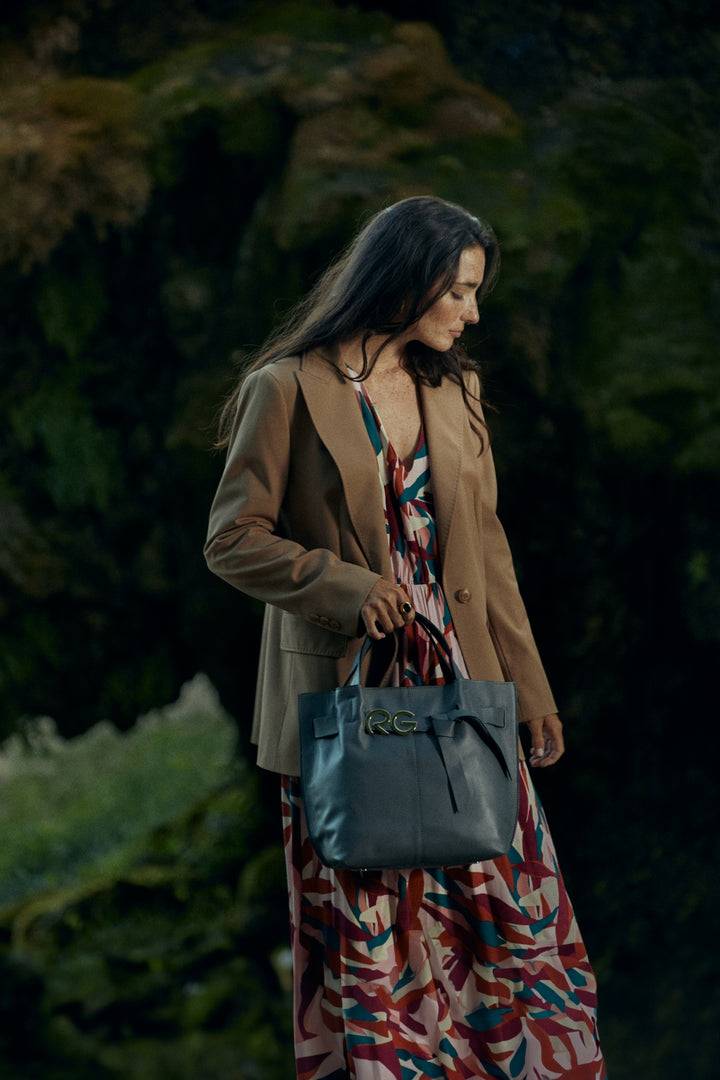 Roberta Gandolfi Dafne medium borsa a mano in pelle con tracolla staccabile Vendite Flash