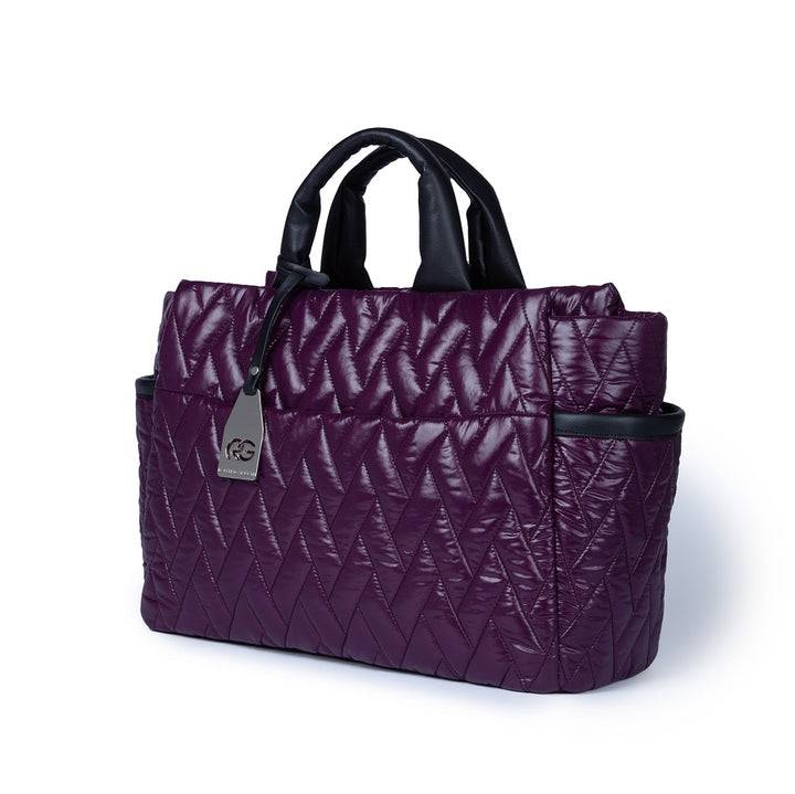 Roberta Gandolfi Noemi Large borsa a mano in tessuto antigoccia con finiture in pelle e tracolla staccabile Super Saving Price