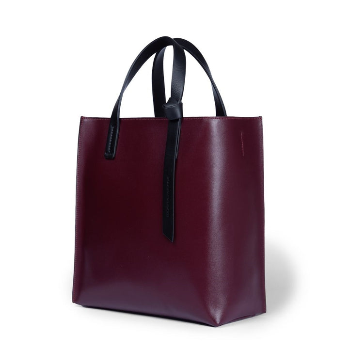 Roberta Gandolfi Arianna Tote borsa in pelle bicolor con tracolla staccabile ACQUISTA ORA