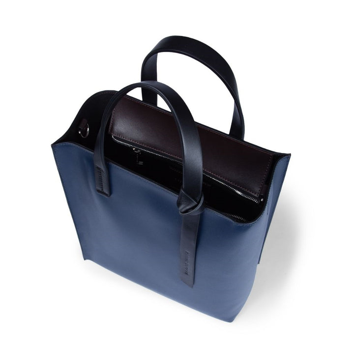 Roberta Gandolfi Arianna Tote borsa in pelle bicolor con tracolla staccabile Latest stili
