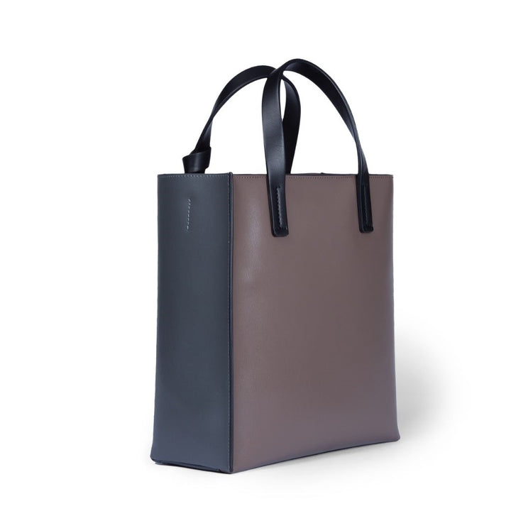 Roberta Gandolfi Arianna Tote borsa in pelle bicolor con tracolla staccabile Vendita