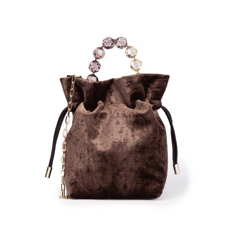 Roberta Gandolfi Sirenetta Tulip Velluto di seta e manico gioiello Fino al 65% di sconto