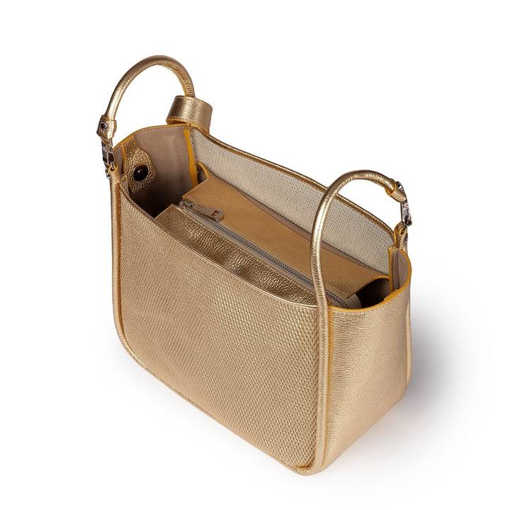 Roberta Gandolfi Yuma small 3 in 1 borsa a mano in pelle trasformabile con tracolla staccabile Promozione Limitata
