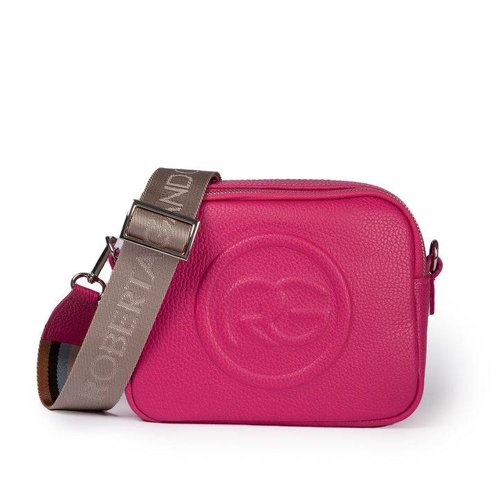 Roberta Gandolfi Roberta Pelle camera e crossbody in pelle con doppio scomparto e tracolla staccabile Online