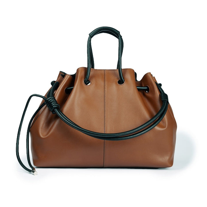 Roberta Gandolfi Gisella Large borsa con doppia portabilità mano o spalla in morbido vitello Cyber Monday