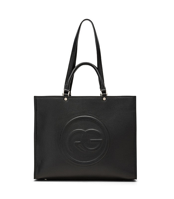 Roberta Gandolfi Roberta Pelle Large Borsa a mano in pelle con doppi spallacci per essere portata a spalla e tramezza Online Outlet