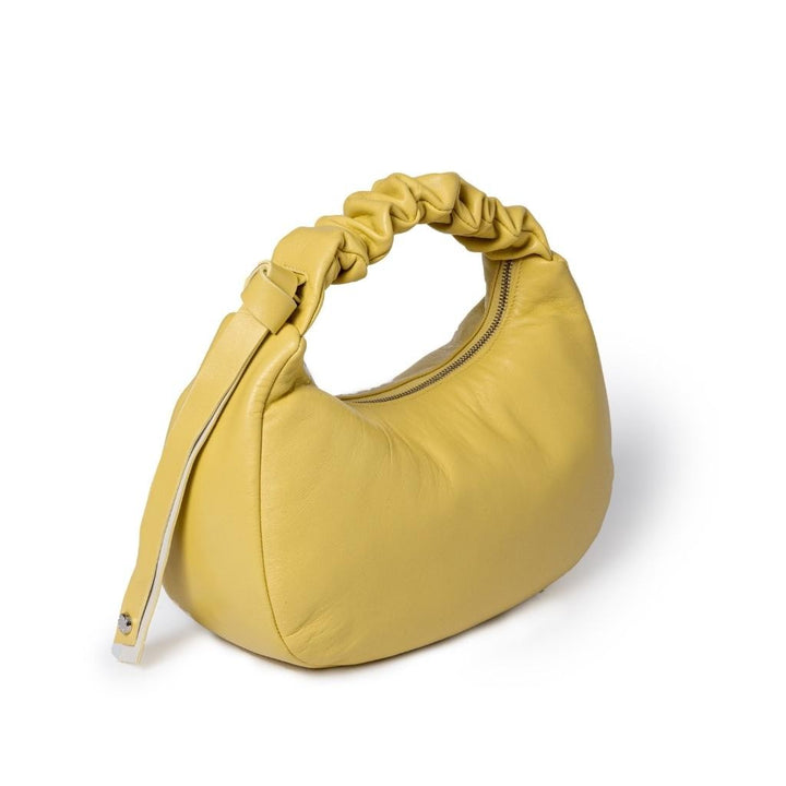 Roberta Gandolfi Azzurra Hobo small in morbida pelle nappa con manico arricciato regolabile Promozione temporanea