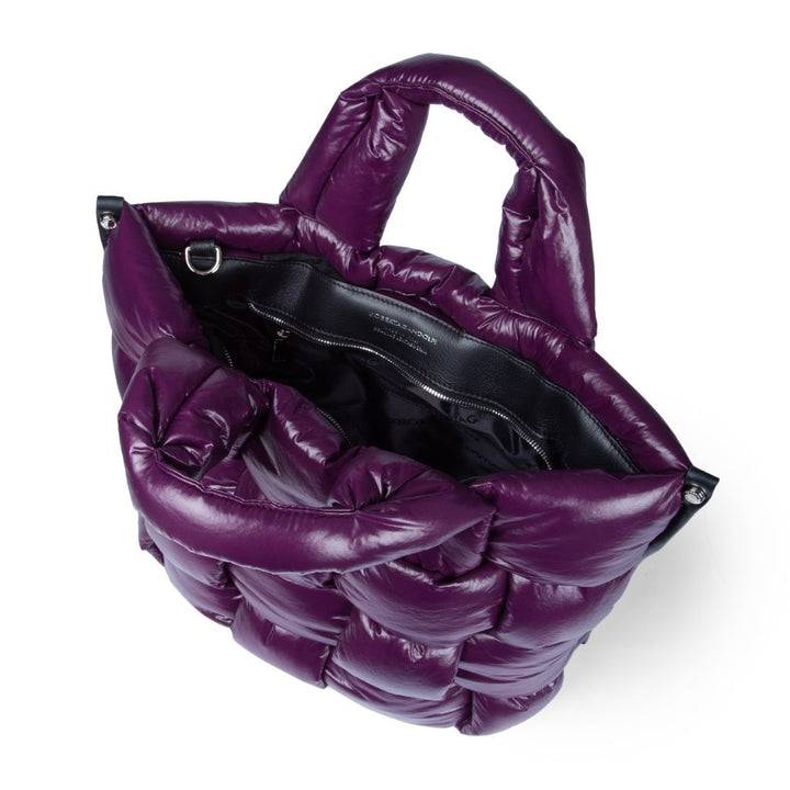 Roberta Gandolfi Greta large borsa in tessuto antigoccia imbottita ed intrecciata a mano con finiture in pelle 50% di sconto per tempo limitato