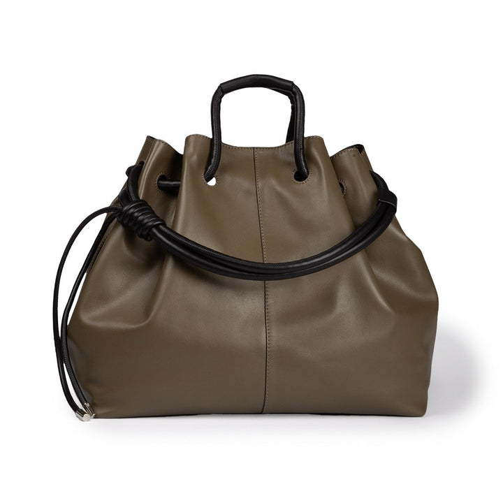 Roberta Gandolfi Gisella Large borsa con doppia portabilità mano o spalla in morbido vitello Qualità