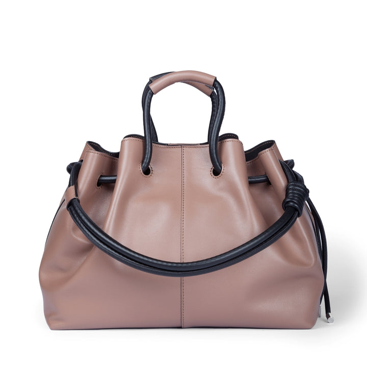 Roberta Gandolfi Gisella Large borsa con doppia portabilità mano o spalla in morbido vitello Soddisfazione Garantita
