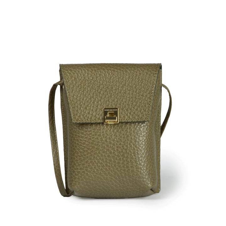 Roberta Gandolfi Elodie minibag and phoneholder in pelle con pratica tasca esterna e tracolla regolabile Convenienza