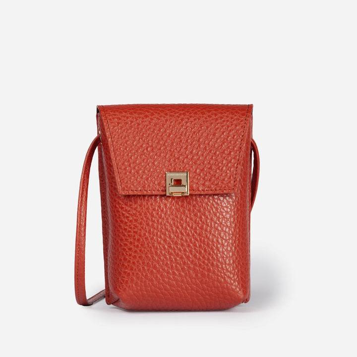 Roberta Gandolfi Elodie minibag and phoneholder in pelle con pratica tasca esterna e tracolla regolabile Novità