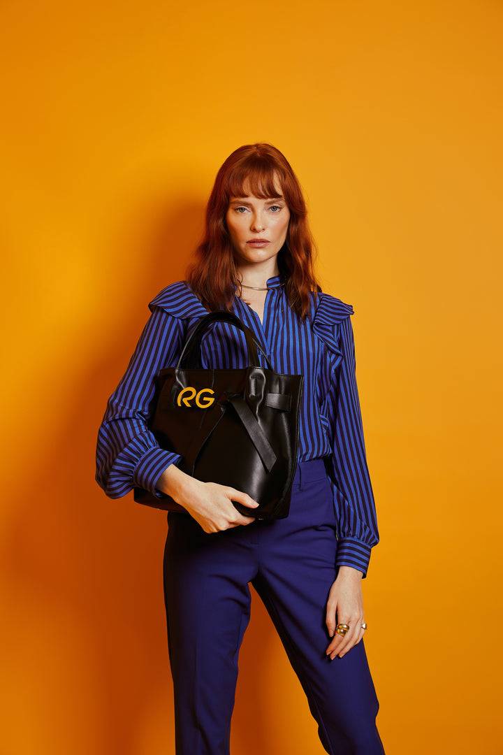 Roberta Gandolfi Dafne medium borsa a mano in pelle con tracolla staccabile Sconto di tempo limitato