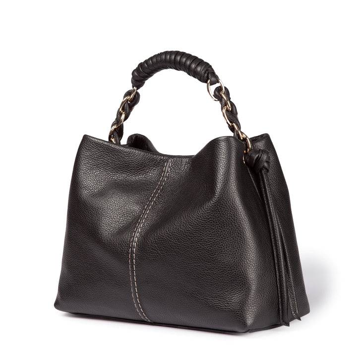 Roberta Gandolfi Amina small borsa a mano in pelle con manico tubolare fasciato e tracolla staccabile Offerta migliore