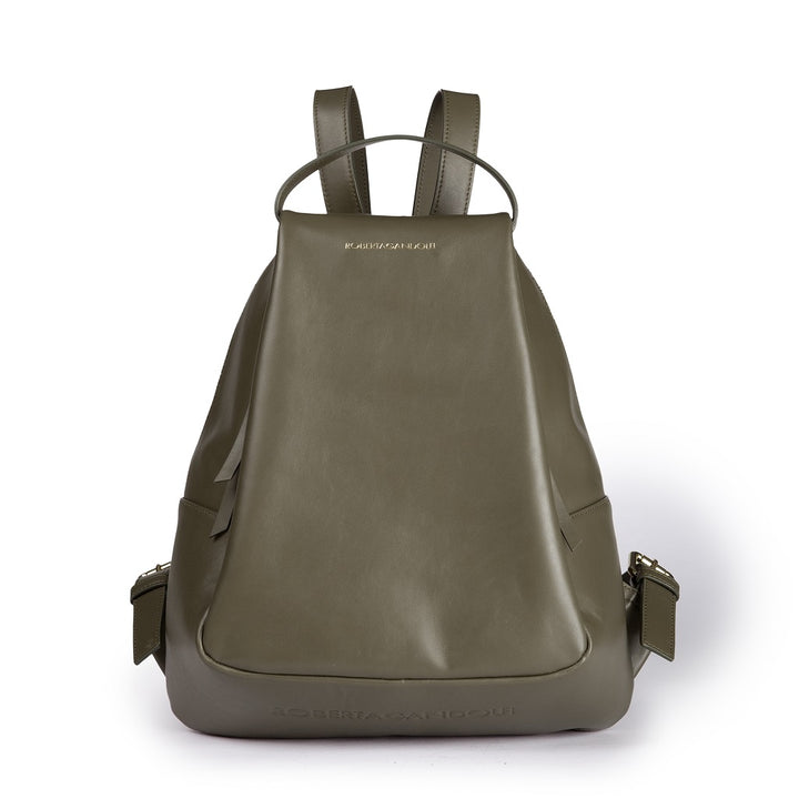 Roberta Gandolfi Micol Backpack in vitello liscio multitasche ACQUISTA ORA