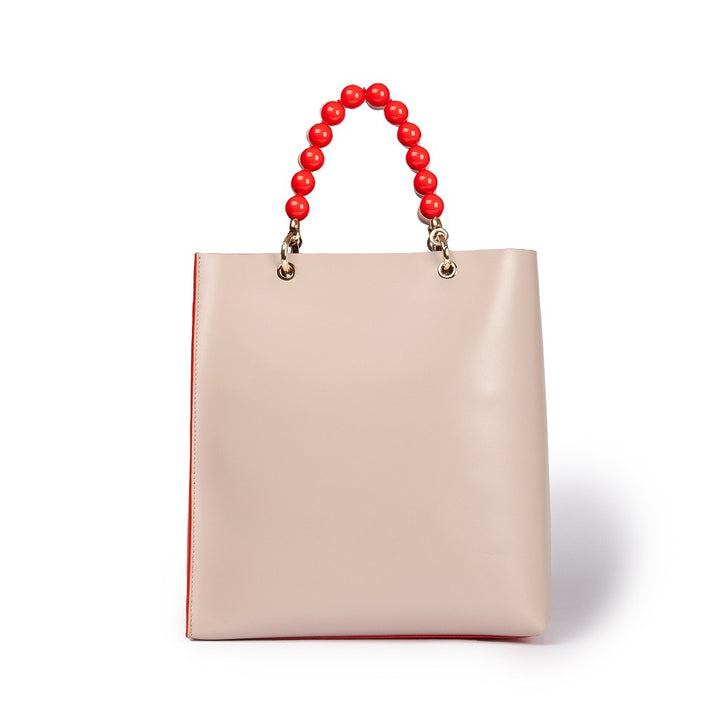 Roberta Gandolfi Zoe Tote bag in pelle bicolor e manicI gioiello Fino al 55% di sconto