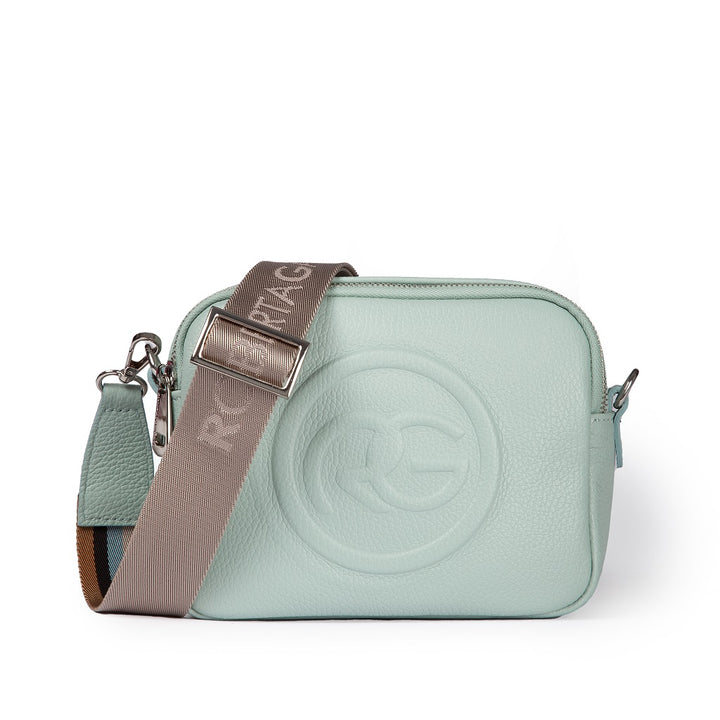 Roberta Gandolfi Roberta Pelle camera e crossbody in pelle con doppio scomparto e tracolla staccabile Negozio online di fabbrica