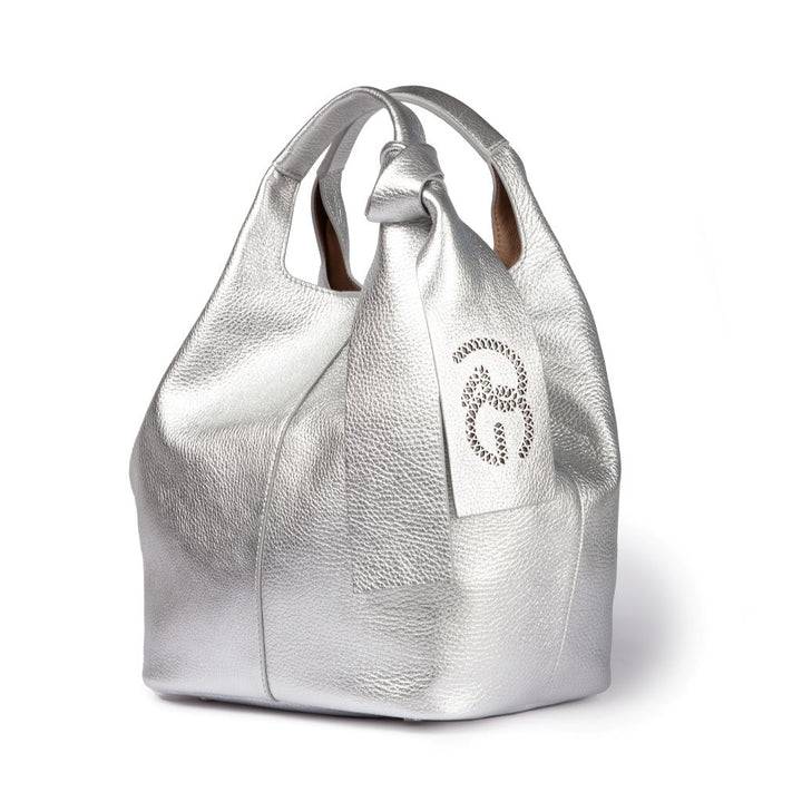 Roberta Gandolfi Maia handbag borsa a mano in pelle martellata e tracolla staccabile Offerta Anniversario