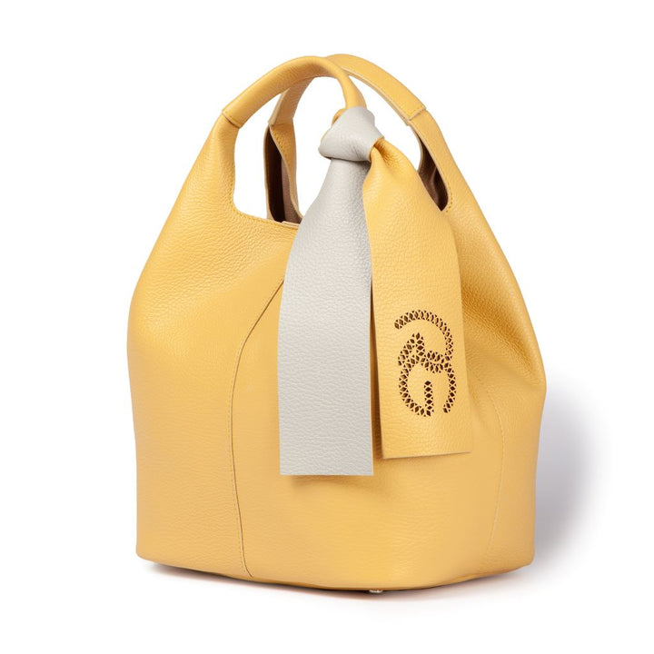 Roberta Gandolfi Maia handbag borsa a mano in pelle martellata e tracolla staccabile Smaltimento dello stoccaggio