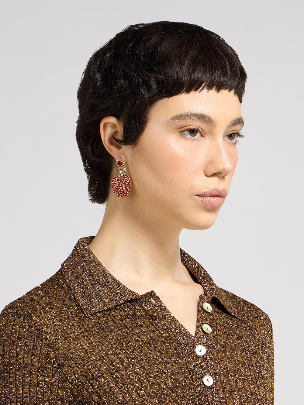 Rosantica Cornucopia Red Earrings Sconto
