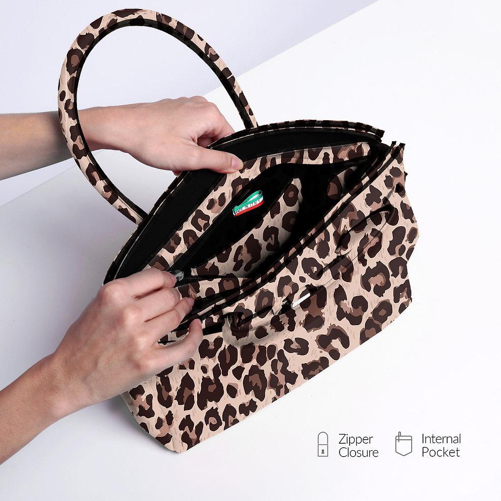 Save my bag Miss Plus - Leopard In Saldo