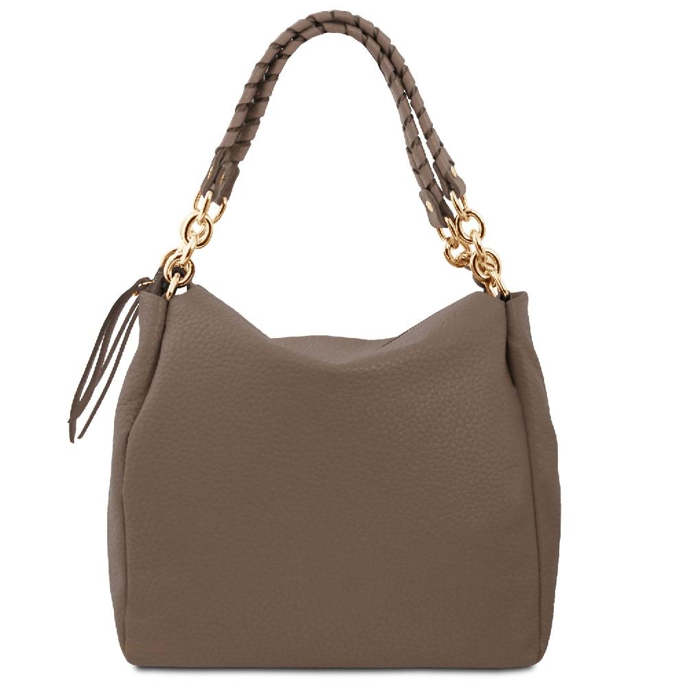 Tuscany Leather Soft Leather Shopping bag Online