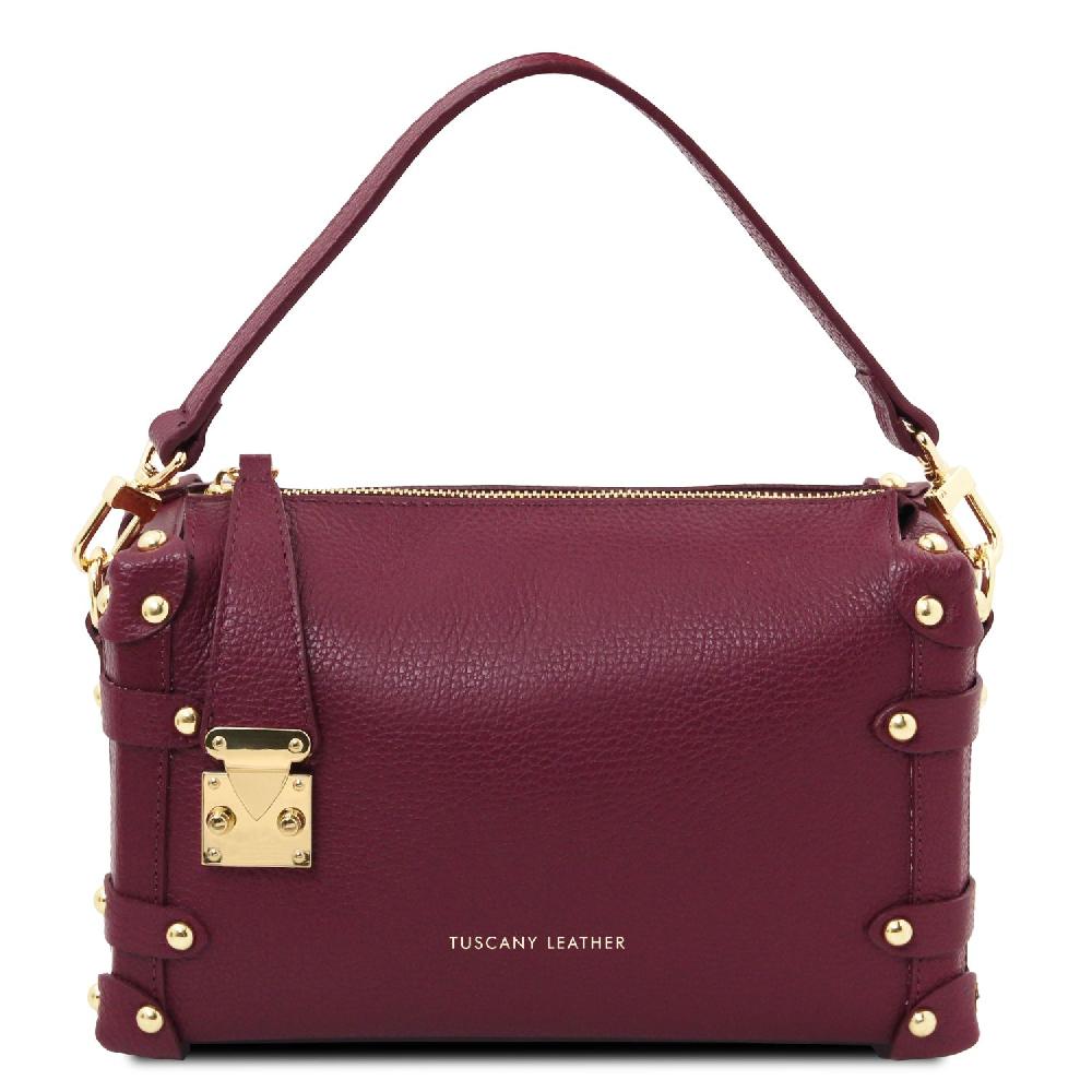 Tuscany Leather Leather Handbag In Vendita