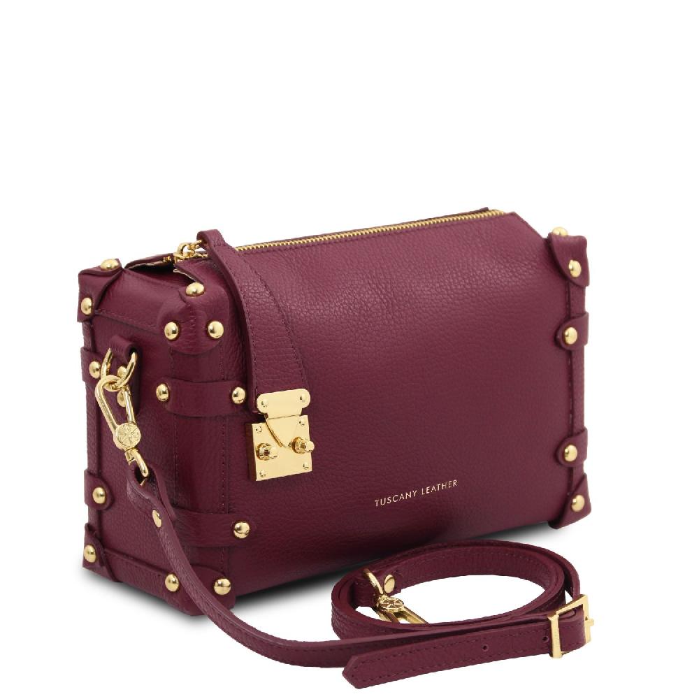Tuscany Leather Leather Handbag In Vendita