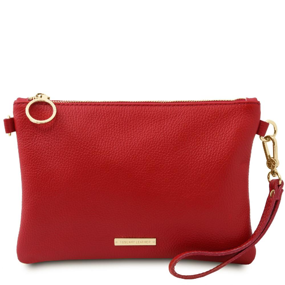 Tuscany Leather Soft Leather Clutch Spedizione Gratuita