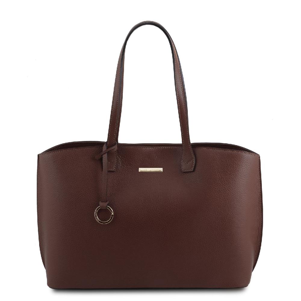 Tuscany Leather Shopping Tasche aus Leder In Vendita