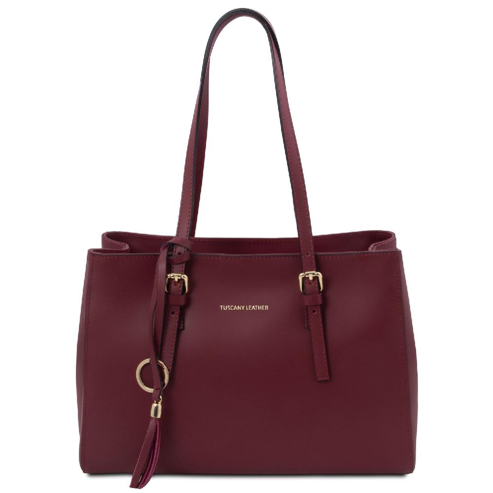 Tuscany Leather Schultertasche aus Leder Saldi